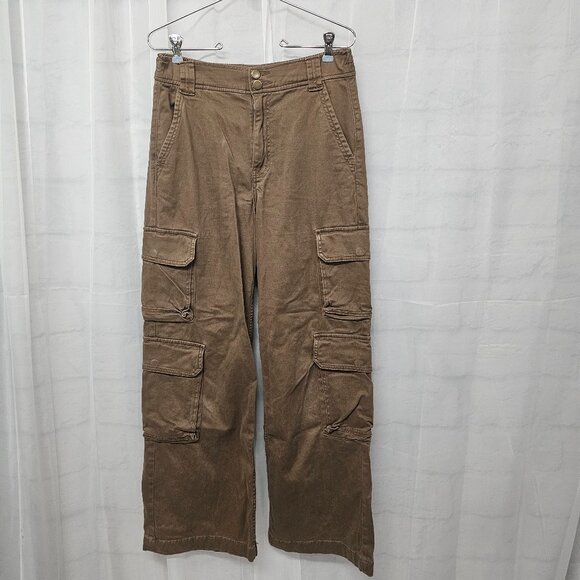 Arizona Brown Cargo Pants Boho Gorpcore Y2K Granola Crunchy 7 - Picture 14 of 14